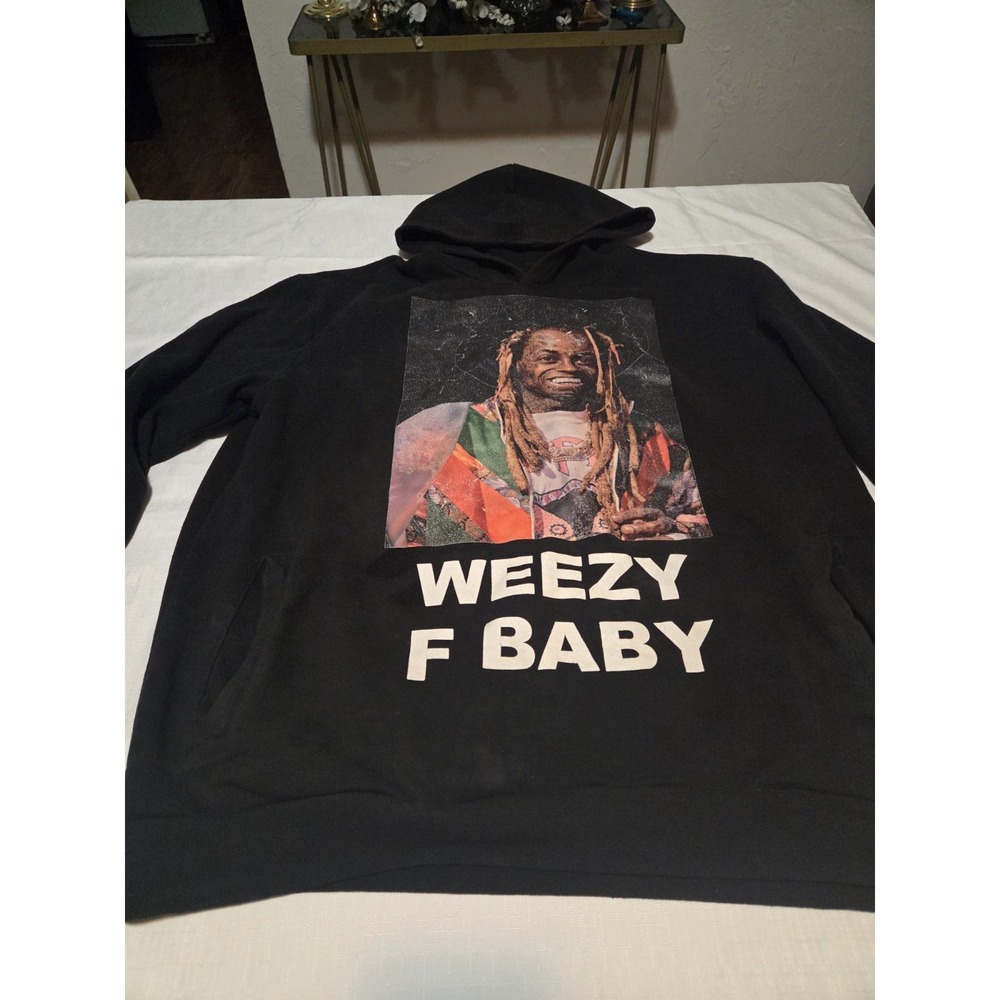 Lil Wayne reason Collab, Weezy F baby pull over hoodie XL